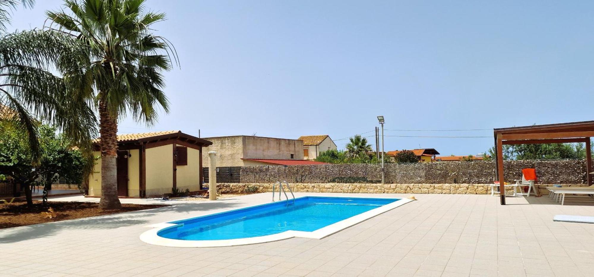 Villa Paradiso Alcamo Marina Buitenkant foto